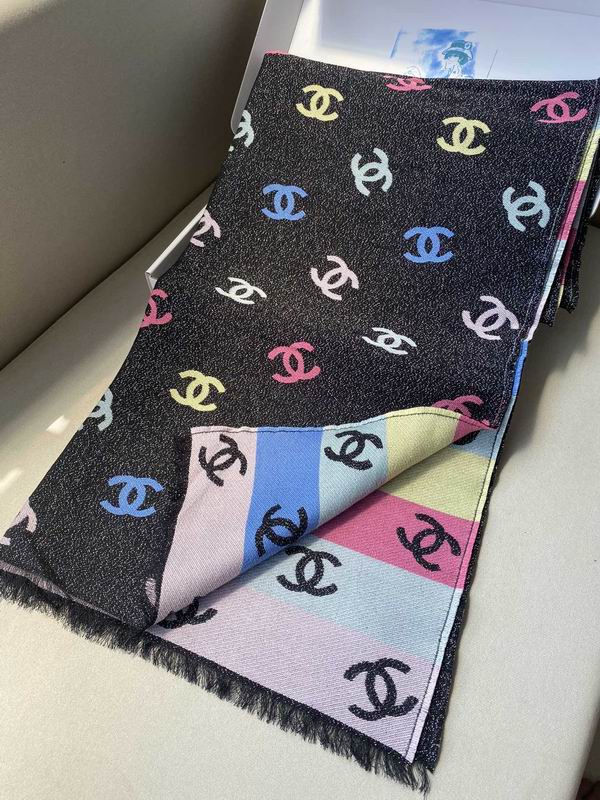 Chanel scarf 180X40cm E12